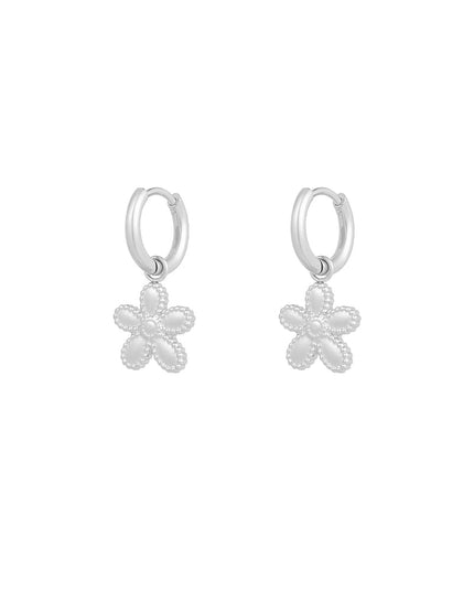 oorbellen simpele bloem