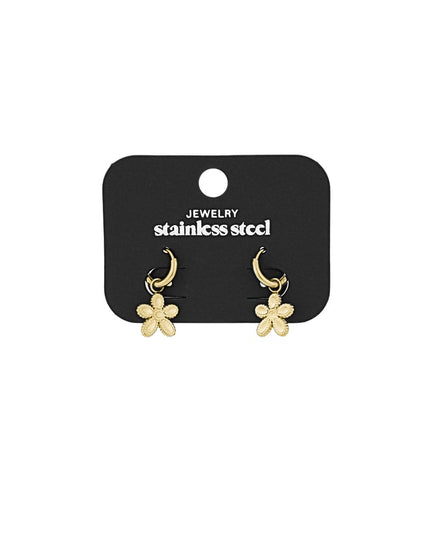 oorbellen simpele bloem