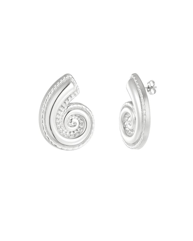 oorbellen gedraaide schelp