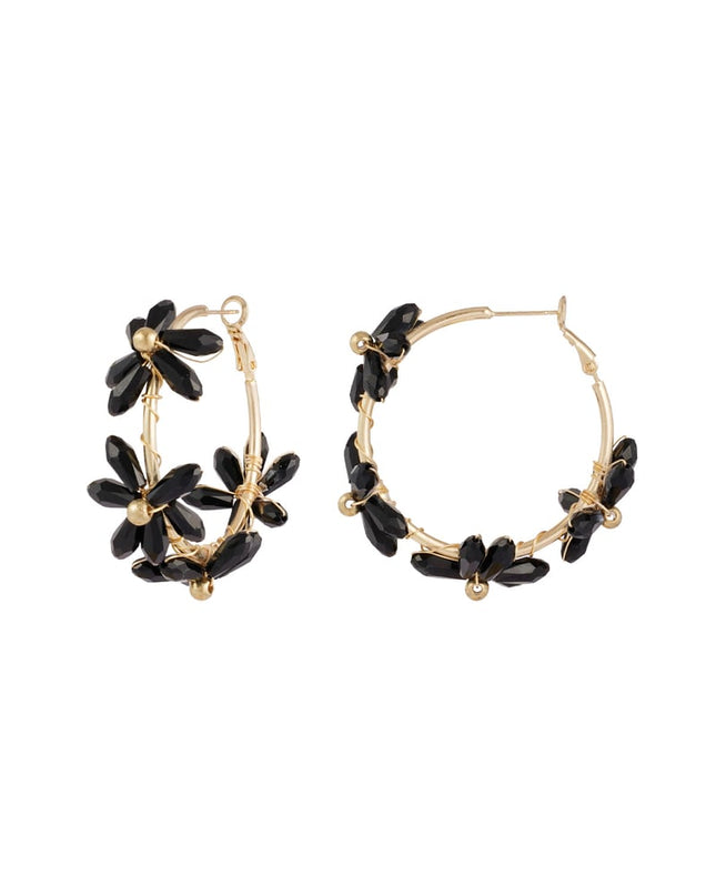 Flowering rings oorbellen