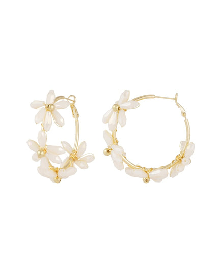 Flowering rings oorbellen