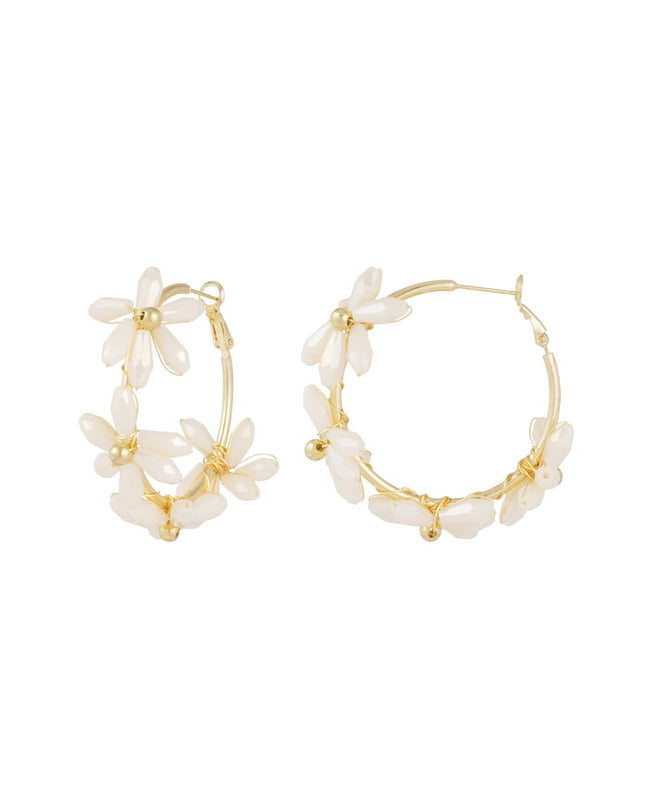 Flowering rings oorbellen