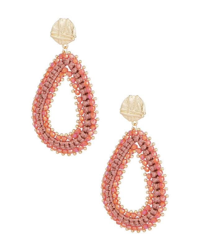 Shimmering Drop Beads oorbellen