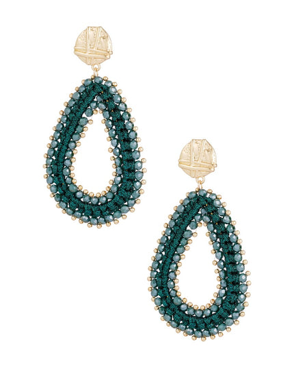 Shimmering Drop Beads oorbellen