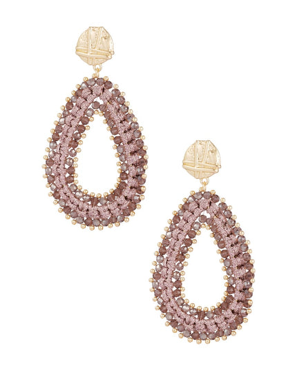 Shimmering Drop Beads oorbellen