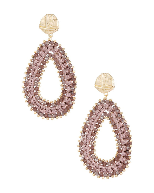 Shimmering Drop Beads oorbellen