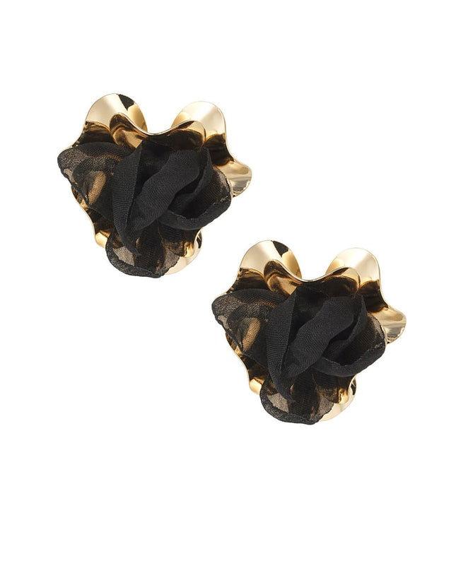 Oorbellen donker statement