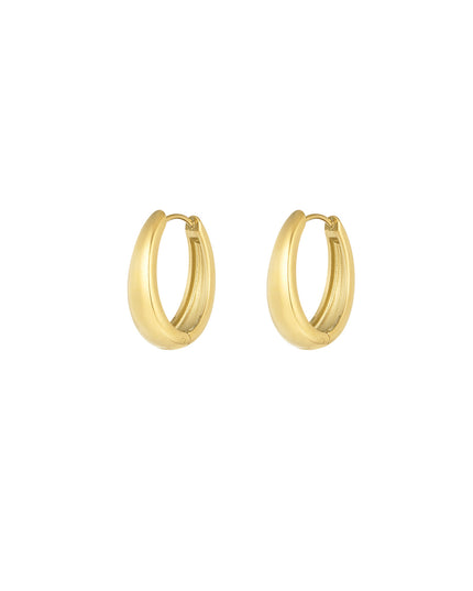 classy hoop oorbellen