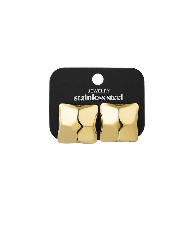 statement oorbellen vierkant