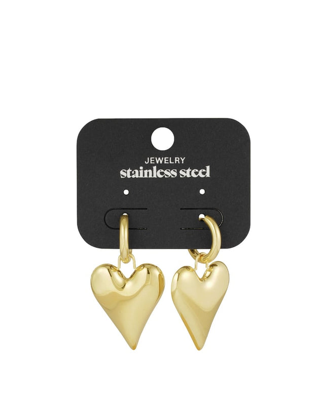 big heart hanger oorbellen