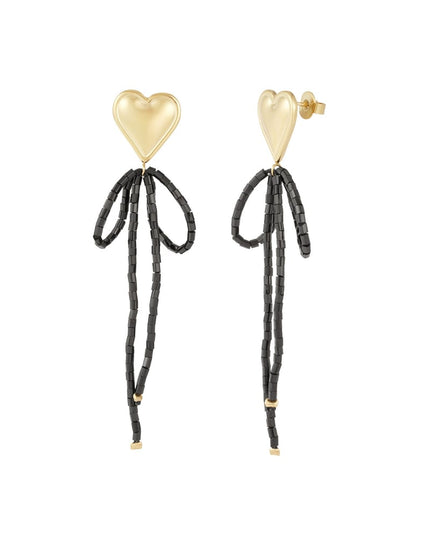 oorbellen bow to my heart