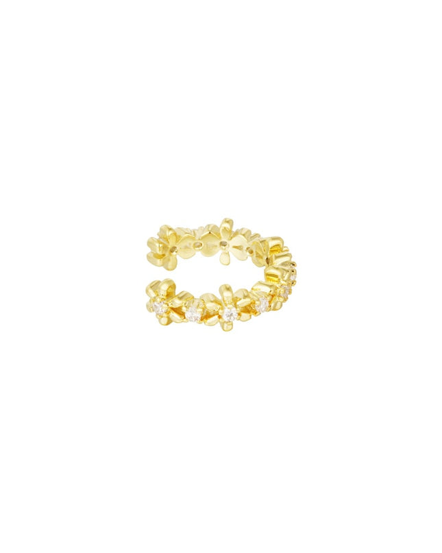 earcuff floral shine