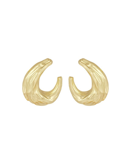 textured elegance oorbellen