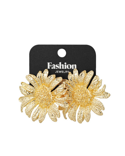 sunflower statement earrings