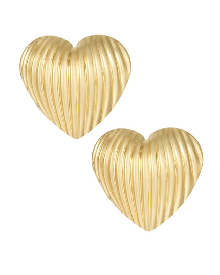 groovy heart oorbellen