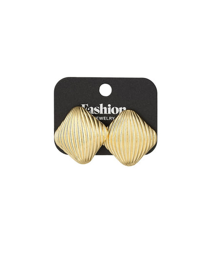 etched relief oorbellen