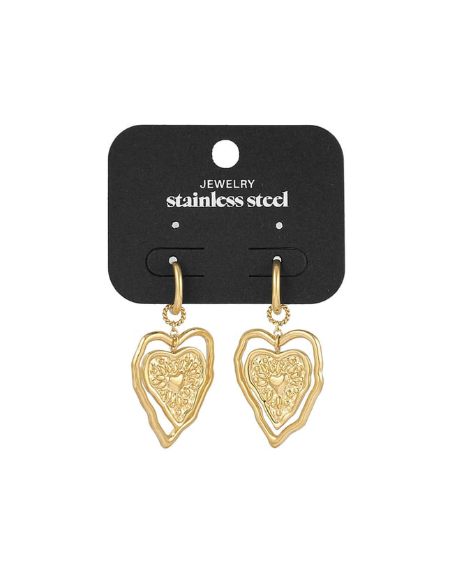 exceptional heart oorbellen