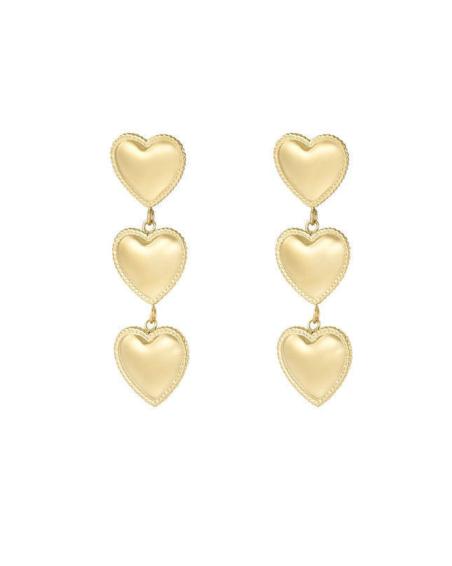 stack of hearts oorbellen