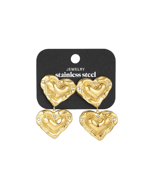 bubbly hearts oorbellen