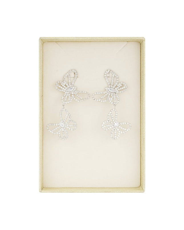 butterfly sparkle oorbellen