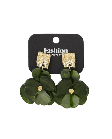 oorbellen flower magic - groen 