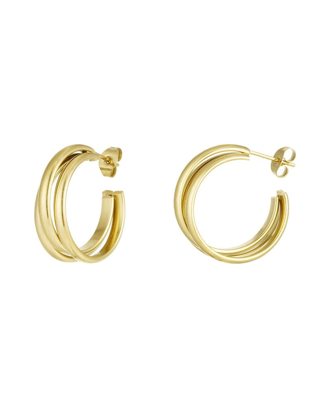 triple treasure oorbellen