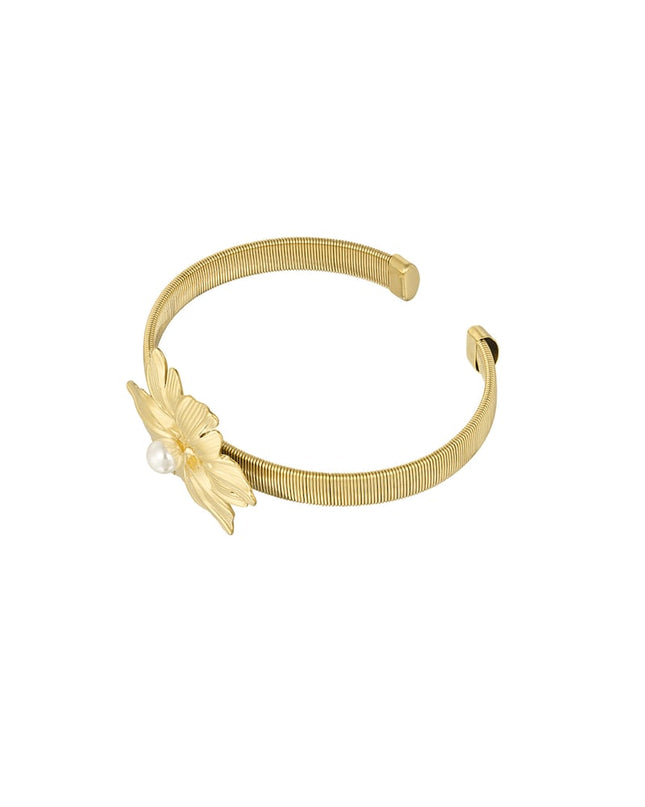 blooming flower bangle armband