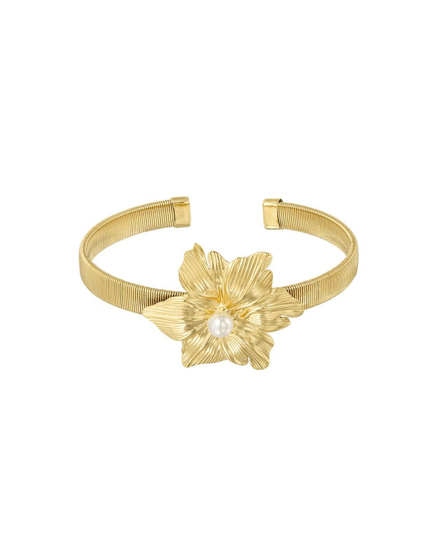 blooming flower bangle armband