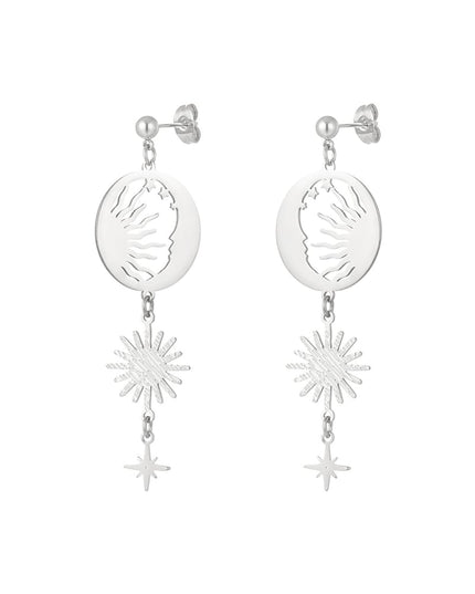 oorbellen let the sun shine