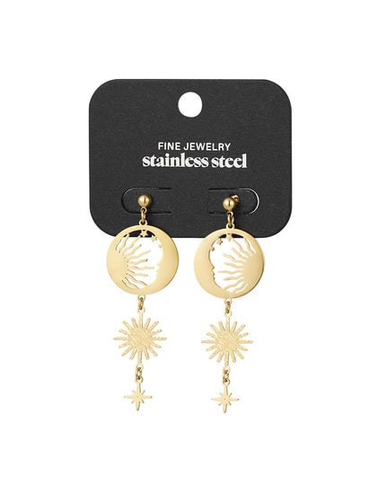 oorbellen let the sun shine