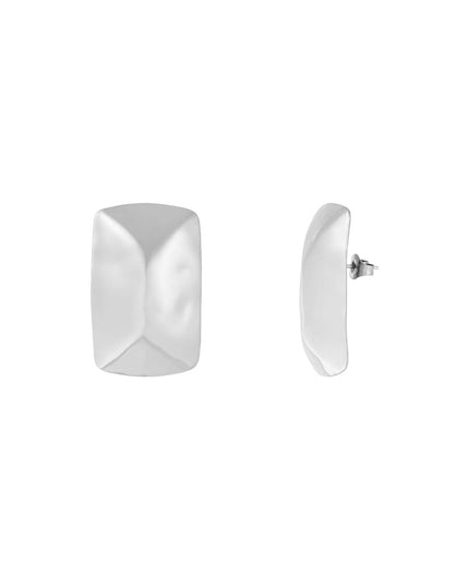 textured elegant studs oorbellen