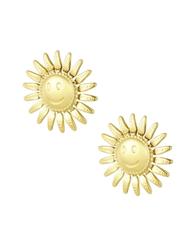 smiling sun oorbellen