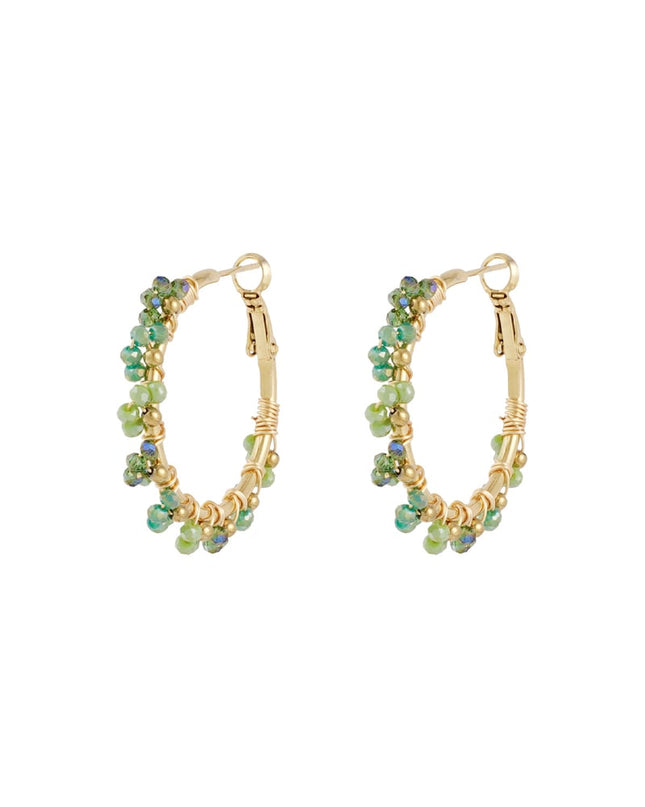 Oorbellen majestic color