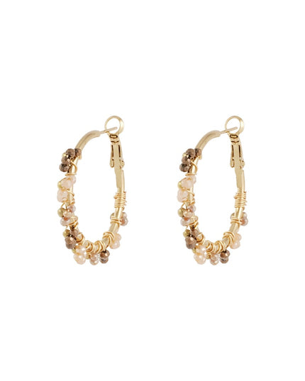 Oorbellen majestic color