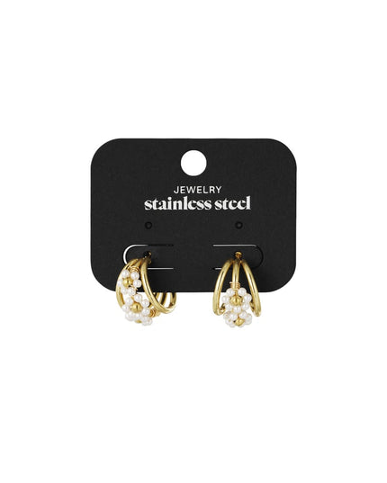 blooming beads oorbellen