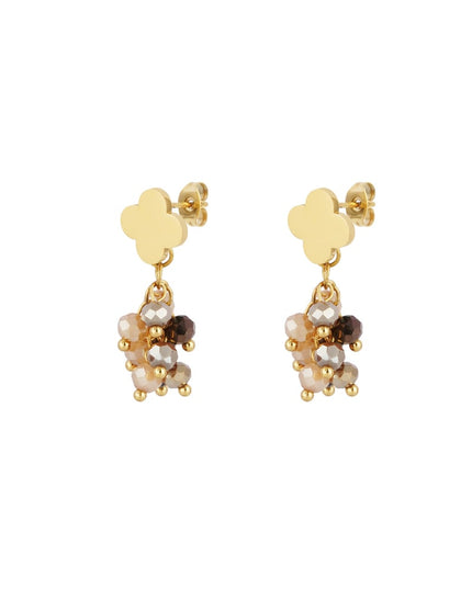 Oorbellen festive clover