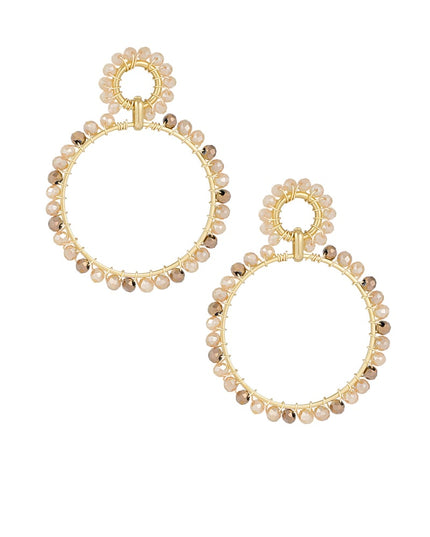 Circle of colours oorbellen