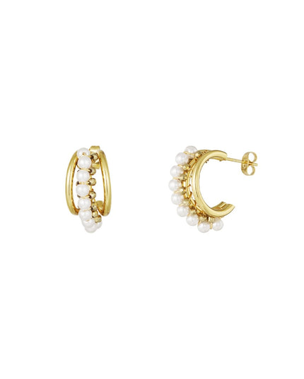 oorbellen pearl statement