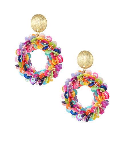 sequin spark oorbellen