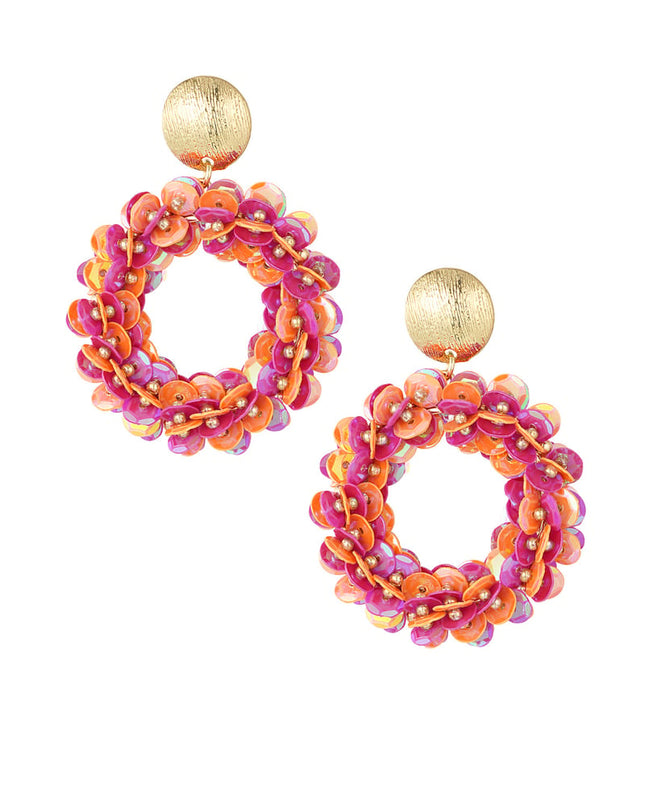 sequin spark oorbellen