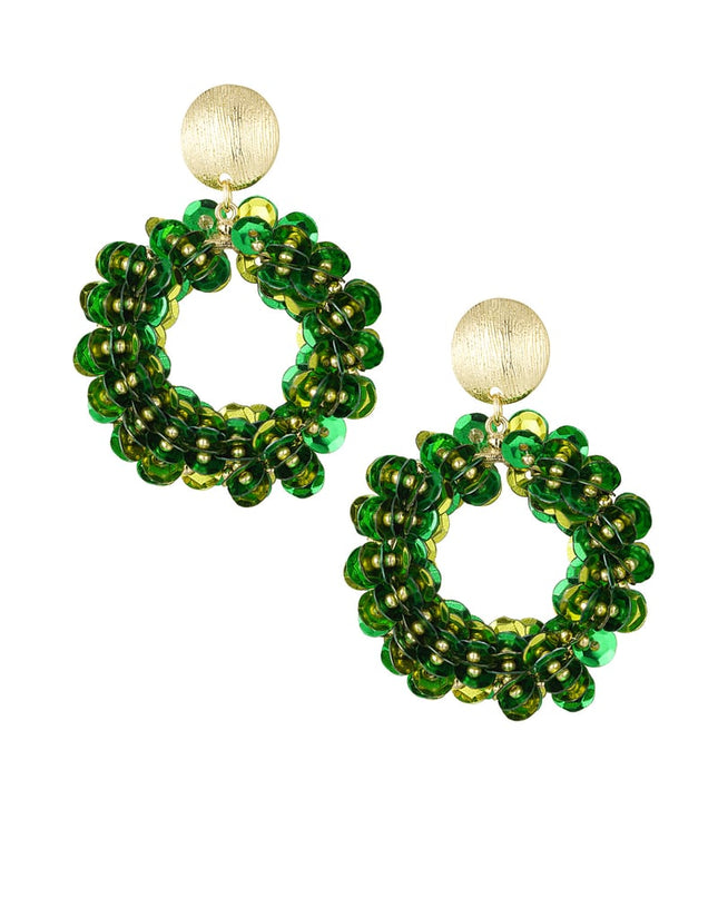 sequin spark oorbellen