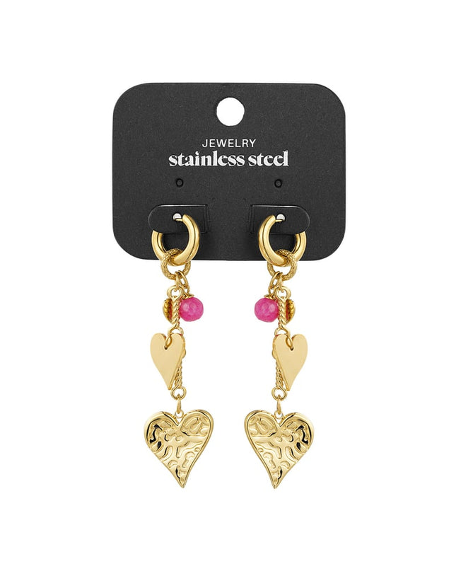 Love signature oorbellen