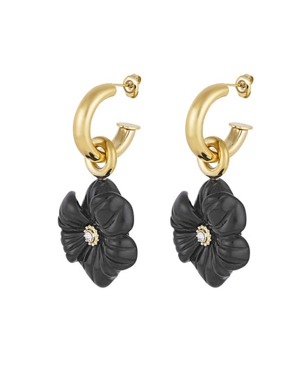 crazy flower oorbellen