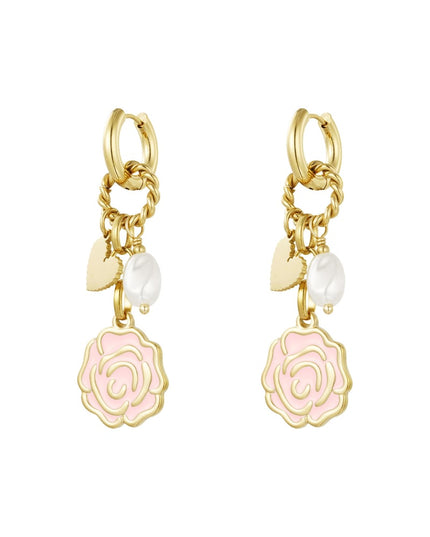 Oorbellen forever rose