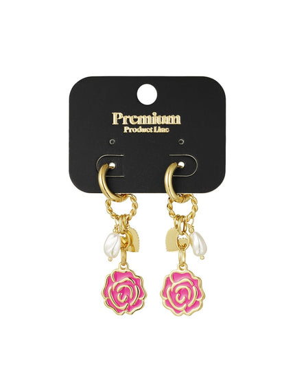 Oorbellen forever rose