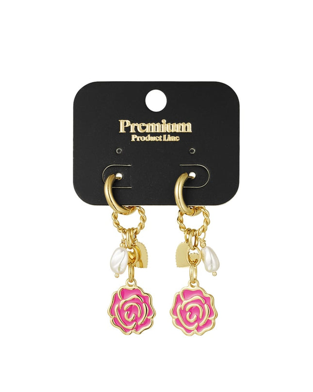 Oorbellen forever rose