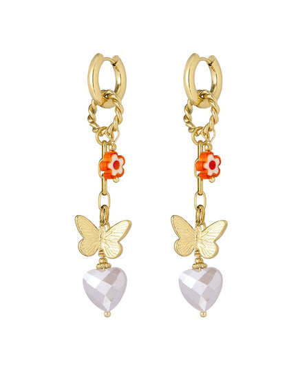 Oorbellen twinkle charm - Groen