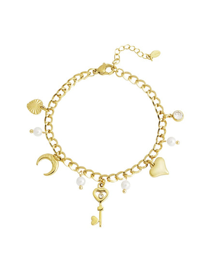 key to my heart armband