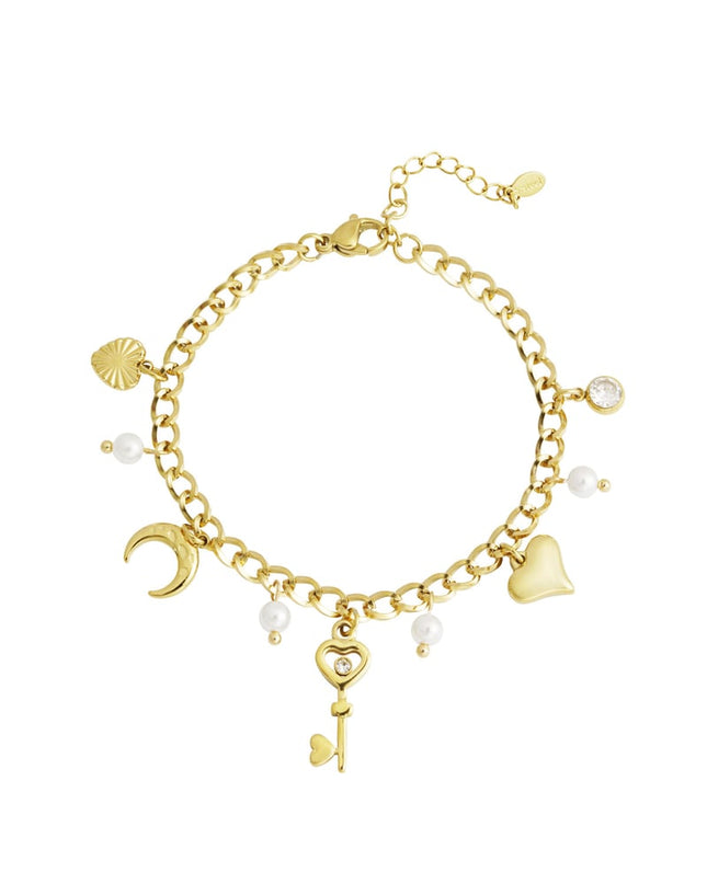 key to my heart armband