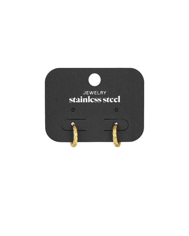 etched detail oorbellen